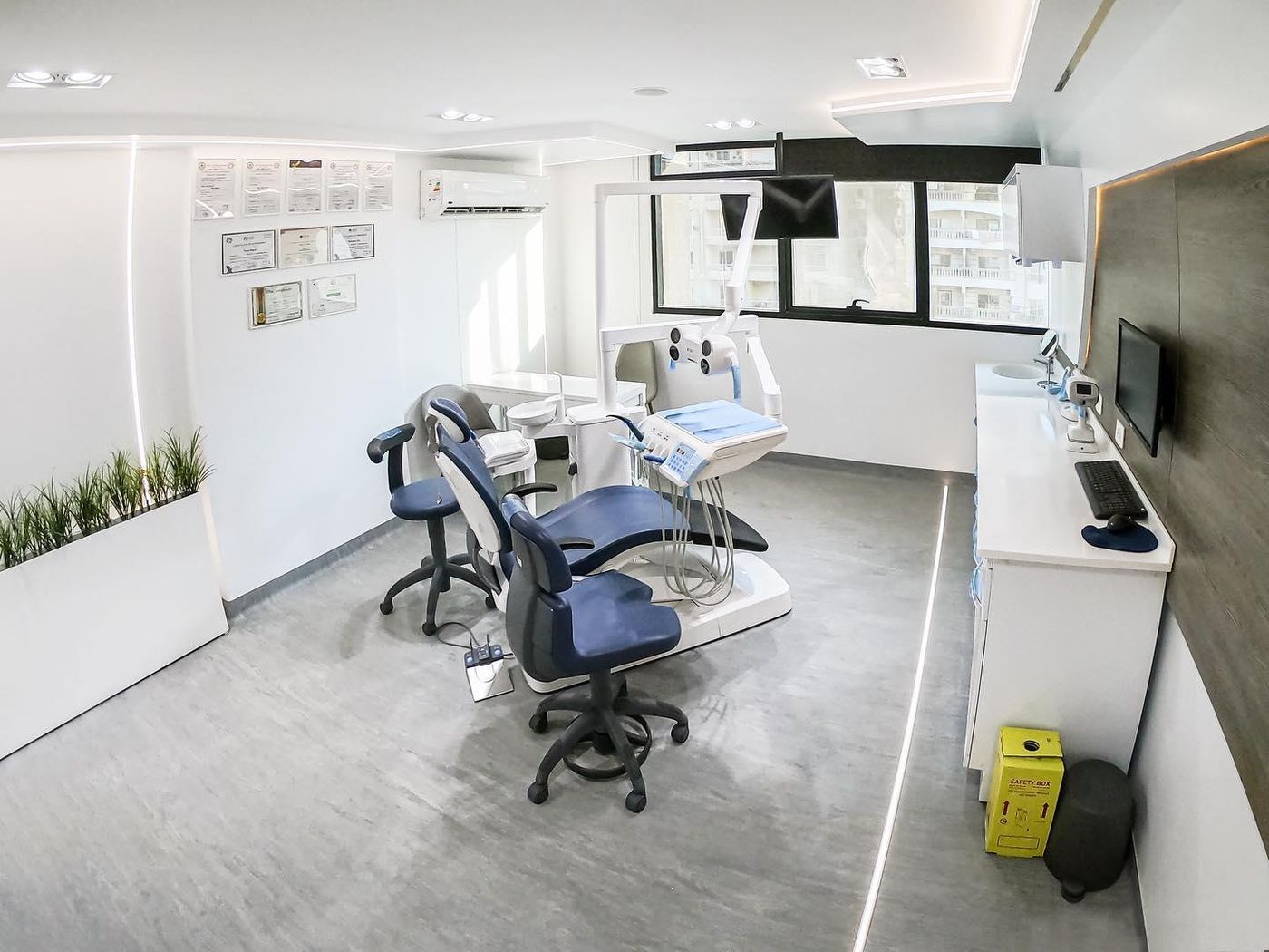 Modern operatory with custom cabinetry